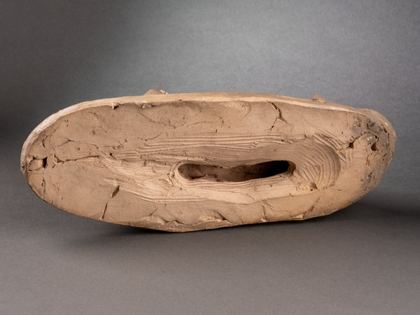 Ytiga NUMATA (1873-1954) Lion couché - Exceptionnelle Terre cuite originale datée 1906