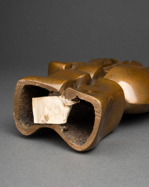 David EREVANTZI (1940, Arménie) Maternité stylisée, Epreuve originale en bronze patiné