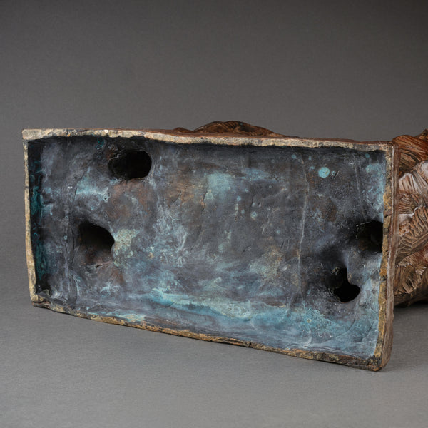 Jean Baptiste VENDAMME 'Gorille III' Bronze patiné.