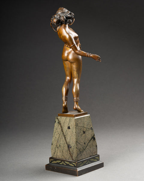 Carl KAUBA (1865-1922) - 'Salomé' Rare épreuve en bronze, début du XXème siècle.