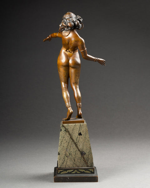 Carl KAUBA (1865-1922) - 'Salomé' Rare épreuve en bronze, début du XXème siècle.