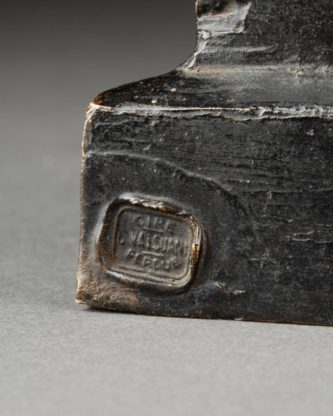 Georges SAUPIQUE (1889-1961) 'Maternité' Bronze patiné, période Art Déco