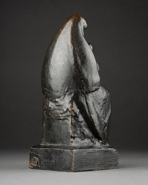 Georges SAUPIQUE (1889-1961) 'Maternité' Bronze patiné, période Art Déco