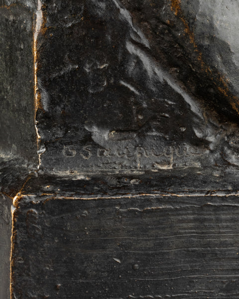 Georges SAUPIQUE (1889-1961) 'Maternité' Bronze patiné, période Art Déco