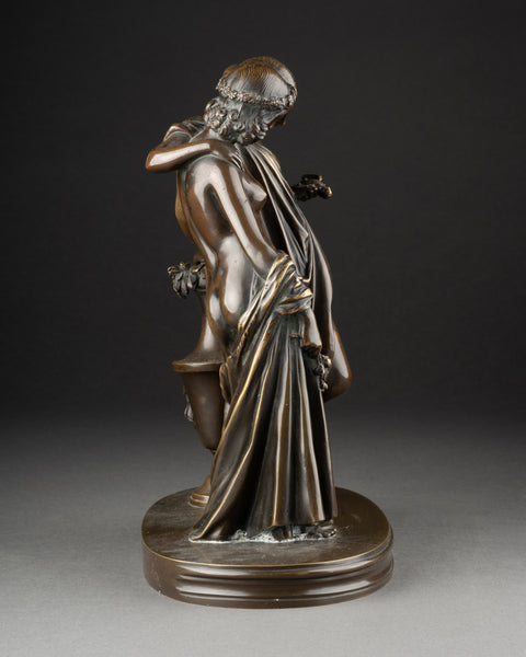 James PRADIER (1790-1852) 'deux muses' Bronze XIXème