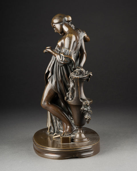 James PRADIER (1790-1852) 'deux muses' Bronze XIXème