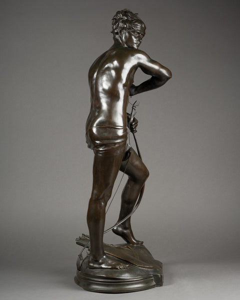 Henri Emmanuel PEINTE (1845-1912) 'Sarpédon' Bronze patiné, Siot Decauville Fondeur.