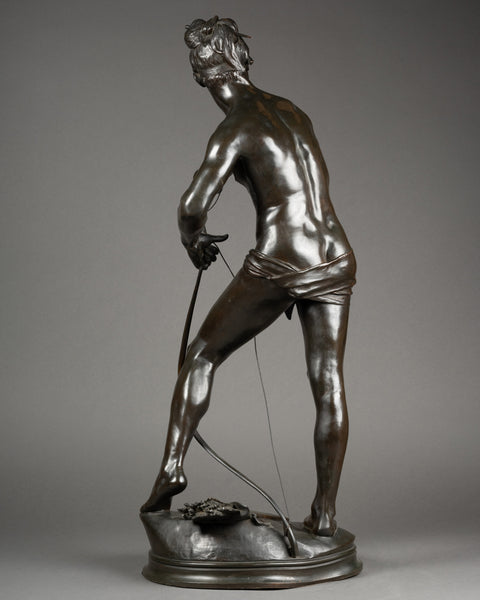 Henri Emmanuel PEINTE (1845-1912) 'Sarpédon' Bronze patiné, Siot Decauville Fondeur.