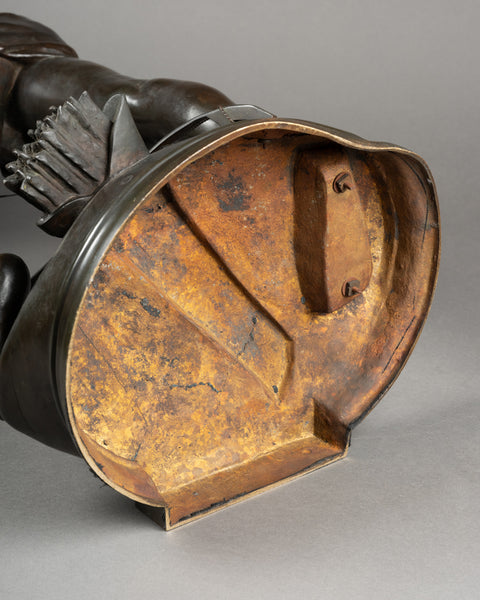 Henri Emmanuel PEINTE (1845-1912) 'Sarpédon' Bronze patiné, Siot Decauville Fondeur.