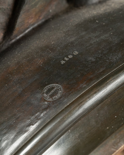 Henri Emmanuel PEINTE (1845-1912) 'Sarpédon' Bronze patiné, Siot Decauville Fondeur.