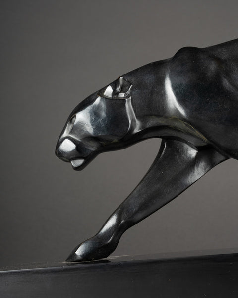 Maurice PROST (1894-1967) Panthère en Marche (grand modèle), Bronze, Susse Frères Editeurs Paris
