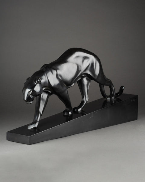 Maurice PROST (1894-1967) Panthère en Marche (grand modèle), Bronze, Susse Frères Editeurs Paris
