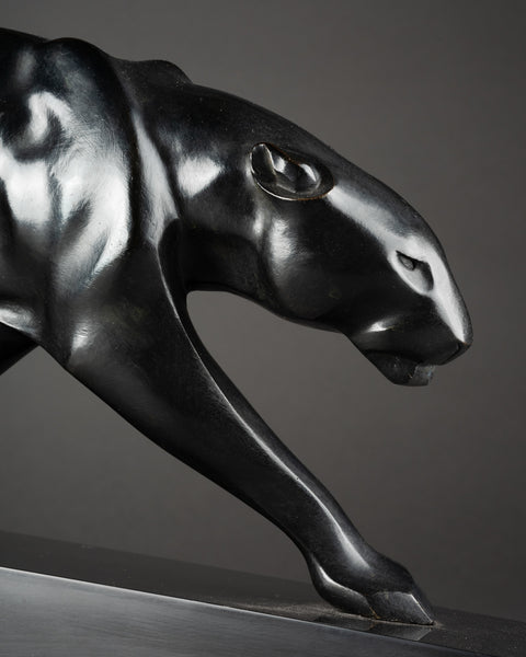 Maurice PROST (1894-1967) Panthère en Marche (grand modèle), Bronze, Susse Frères Editeurs Paris
