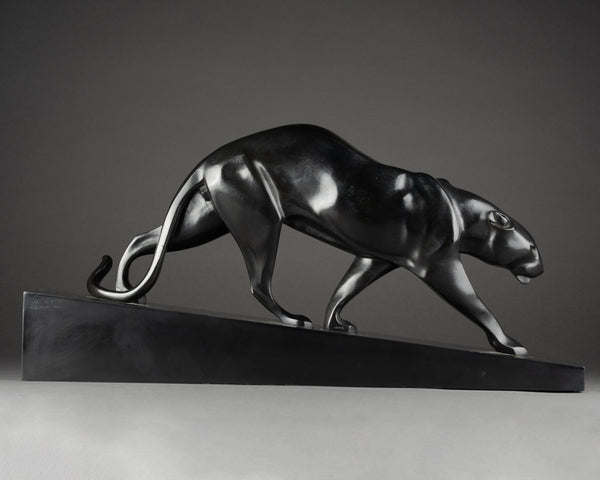 Maurice PROST (1894-1967) Panthère en Marche (grand modèle), Bronze, Susse Frères Editeurs Paris