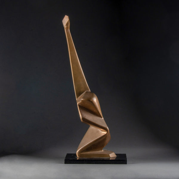 Nicolas MALINAS (1914-1985) Sculpture abstraite, Bronze, 1979.