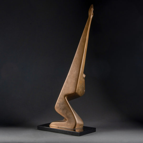 Nicolas MALINAS (1914-1985) Sculpture abstraite, Bronze, 1979.