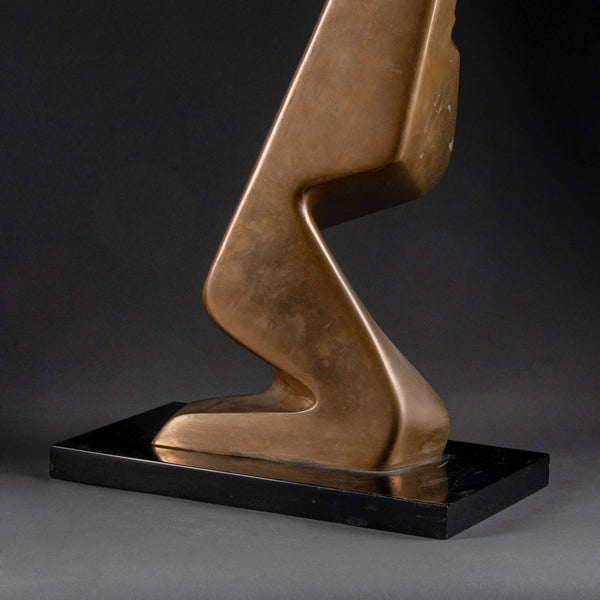 Nicolas MALINAS (1914-1985) Sculpture abstraite, Bronze, 1979.