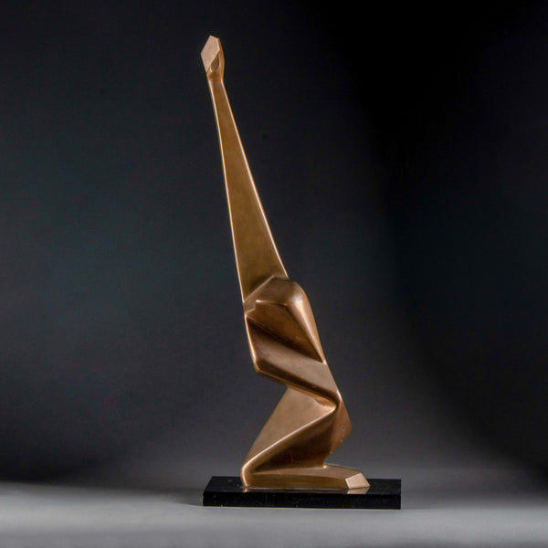 Nicolas MALINAS (1914-1985) Sculpture abstraite, Bronze, 1979.