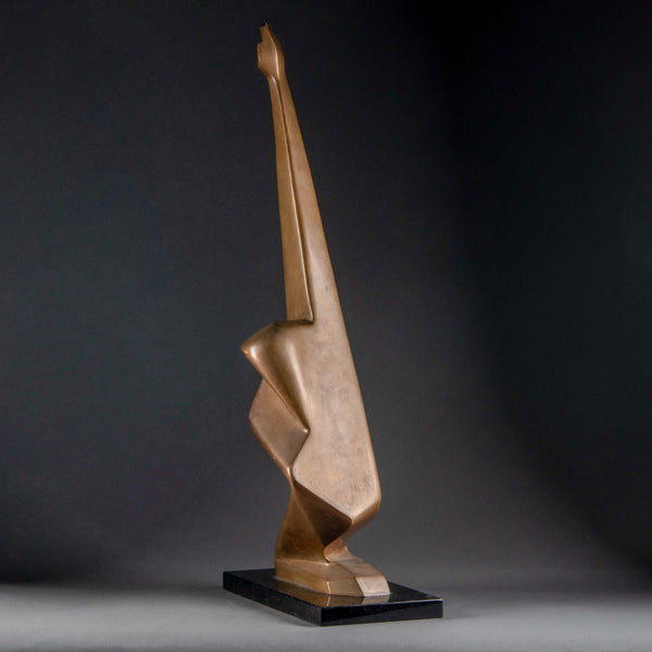 Nicolas MALINAS (1914-1985) Sculpture abstraite, Bronze, 1979.