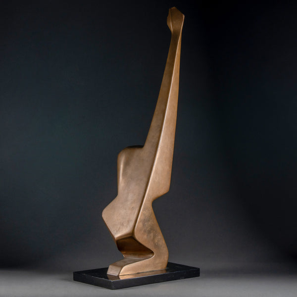 Nicolas MALINAS (1914-1985) Sculpture abstraite, Bronze, 1979.