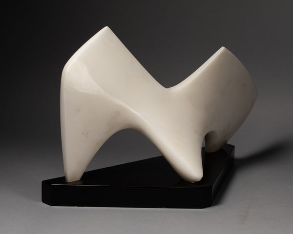 Lucien WERCOLLIER (1908-2002) 'La Vague' - Marbre de carrare poli - Vers 1960