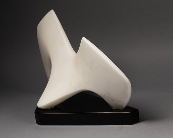 Lucien WERCOLLIER (1908-2002) 'La Vague' - Marbre de carrare poli - Vers 1960