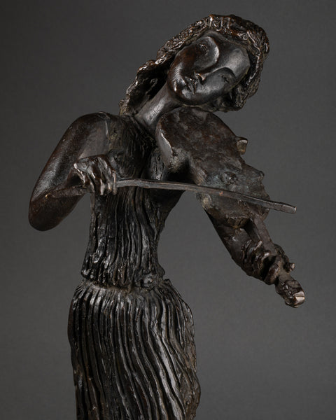 Apel Les FENOSA (1899-1988) - Violinist (1946) - Original bronze proof numbered out of 4.