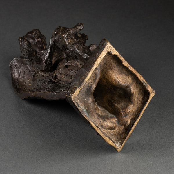 Apel Les FENOSA (1899-1988) - 'Angel and child' (1943) Bronze with brown patina, numbered and monogrammed.