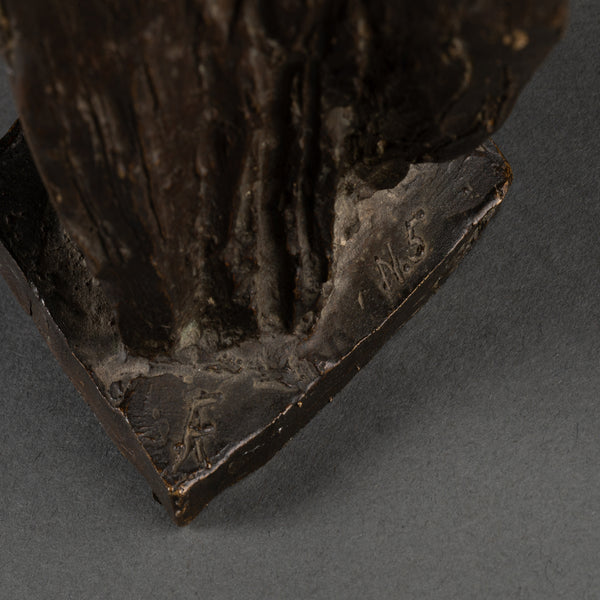 Apel Les FENOSA (1899-1988) - 'Angel and child' (1943) Bronze with brown patina, numbered and monogrammed.