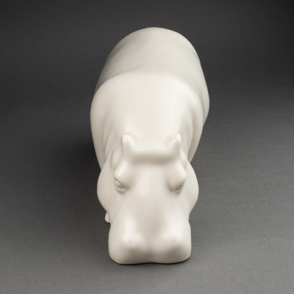 Armand PETERSEN (1891-1969) - Hippopotame - Porcelaine Emaillée, Bing & Grundahl