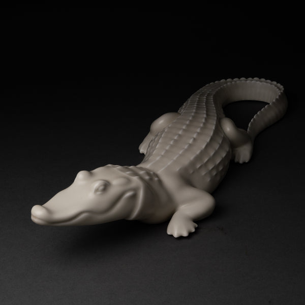 Armand PETERSEN (1891-1969) - Caïman- Porcelaine Emaillée, Bing & Grundahl