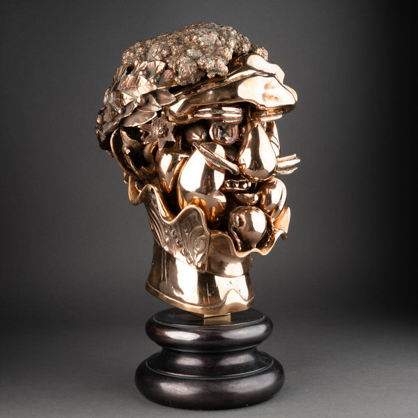 Miguel BERROCAL (1933-2006) 'Amaggio Ad Arcimboldo' Opus 167 (1976-79) - sculpture puzzle en bronze poli.