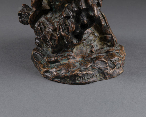 Aimé-Jules DALOU (1830-1955) - Ramasseur de fagot - Bronze patiné -Susse Frères Editeurs