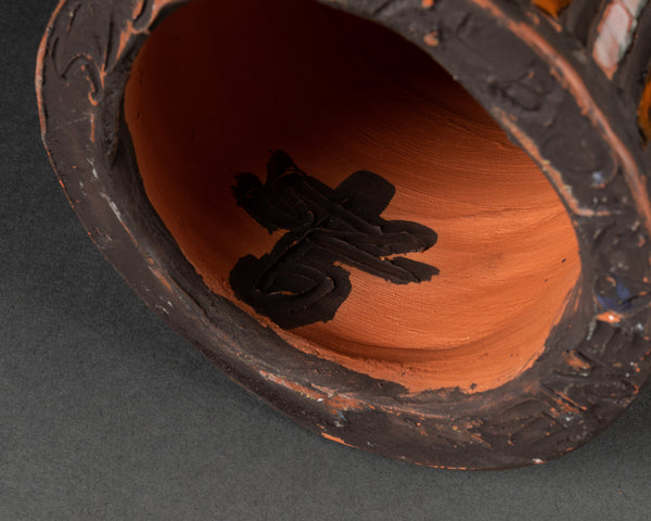 Pierre et Véra SZEKELY et André BORDERIE - Roi et Reine d'un jeu d'échec - Céramique peinte - Collection's - Romain & Henri Hayat