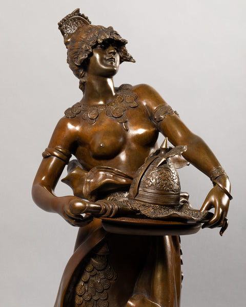 Marcel DEBUT (1865-1933) 'Fatma' - Grand bronze orientaliste de la fin du XIXème