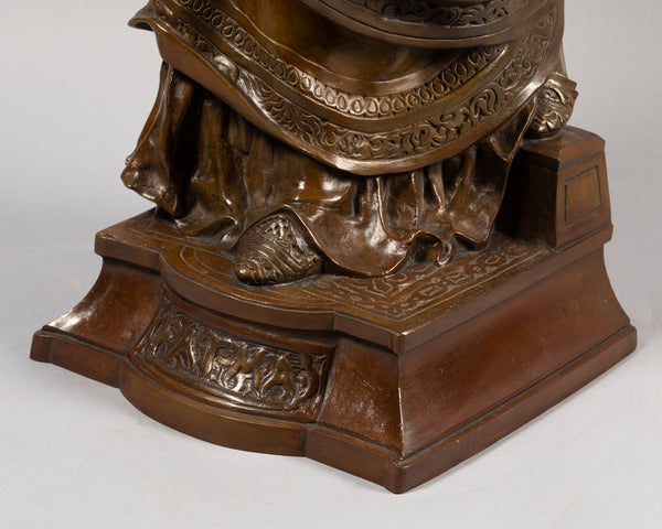 Marcel DEBUT (1865-1933) 'Fatma' - Grand bronze orientaliste de la fin du XIXème