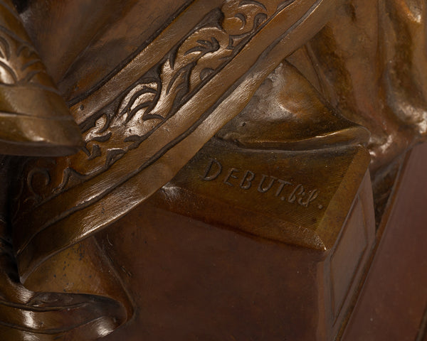 Marcel DEBUT (1865-1933) 'Fatma' - Grand bronze orientaliste de la fin du XIXème