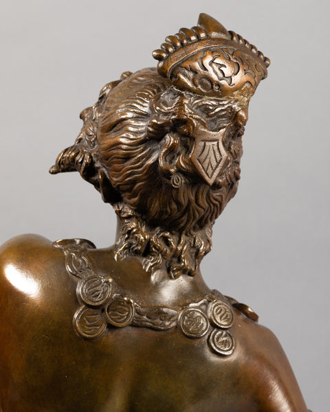 Marcel DEBUT (1865-1933) 'Fatma' - Grand bronze orientaliste de la fin du XIXème