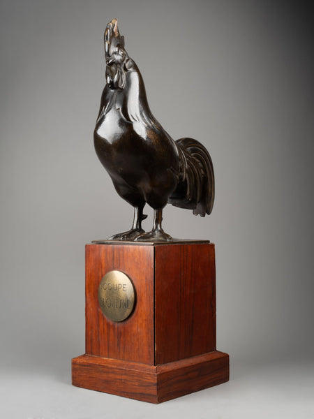 C. M. RISPAL - The Rooster - Patinated bronze.