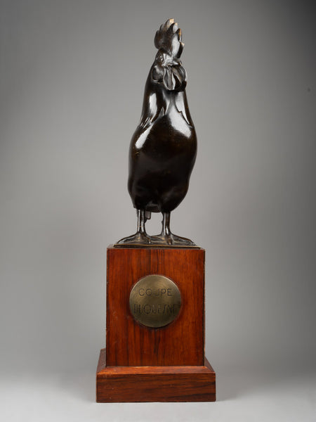 C. M. RISPAL - The Rooster - Patinated bronze.