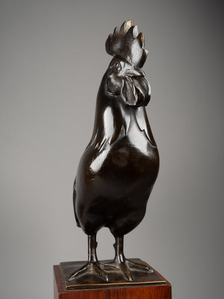 C. M. RISPAL - The Rooster - Patinated bronze.