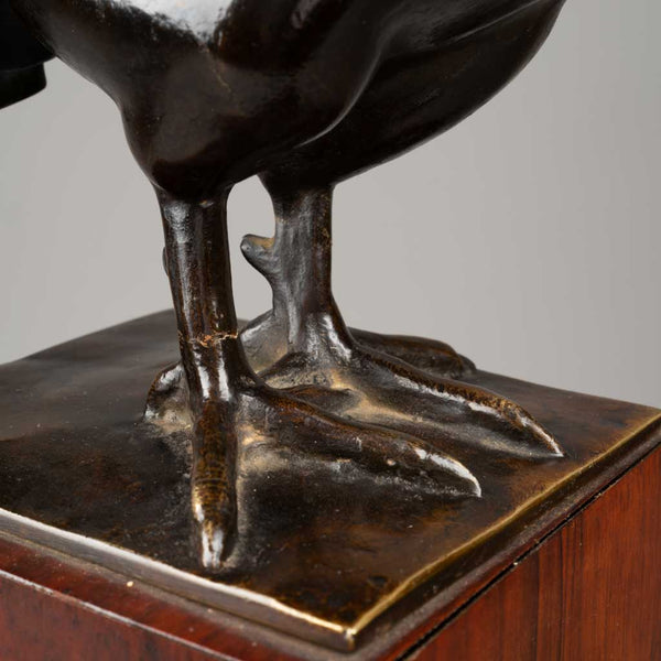 C. M. RISPAL - The Rooster - Patinated bronze.
