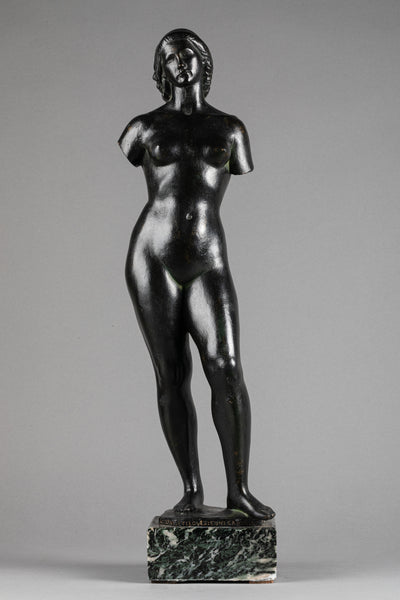 Enrique MONJO I GARRIGA (1895-1976) 'Vénus à l'antique' Bronze dédicacé et daté