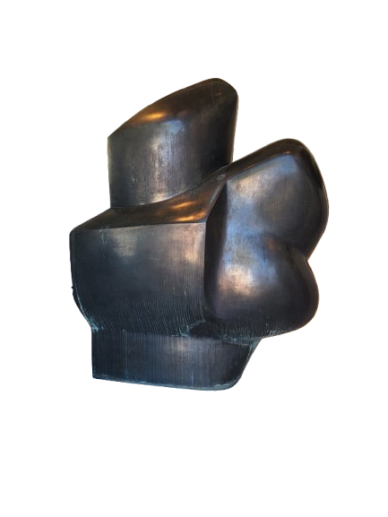 Emile GILIOLI (1911-1977) L'Ange (1947) Monumental bronze patiné.