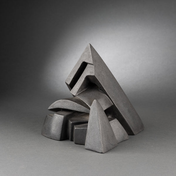 PARVINE CURIE (1936) 'Guizeh II' Small composition in graphite clay around 1980.