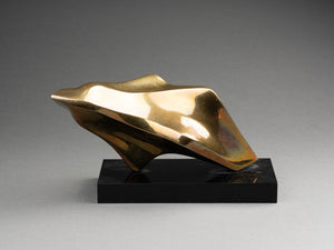 ZAVEN HADICHIAN (Liban) Abstraction zoomorphe. Bronze poli (1977)