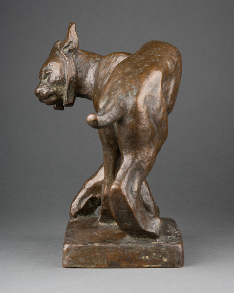Jussi MANTYNEN (1886-1978, Finland) 'Ion Vädrar Fara' Rare Art Deco bronze