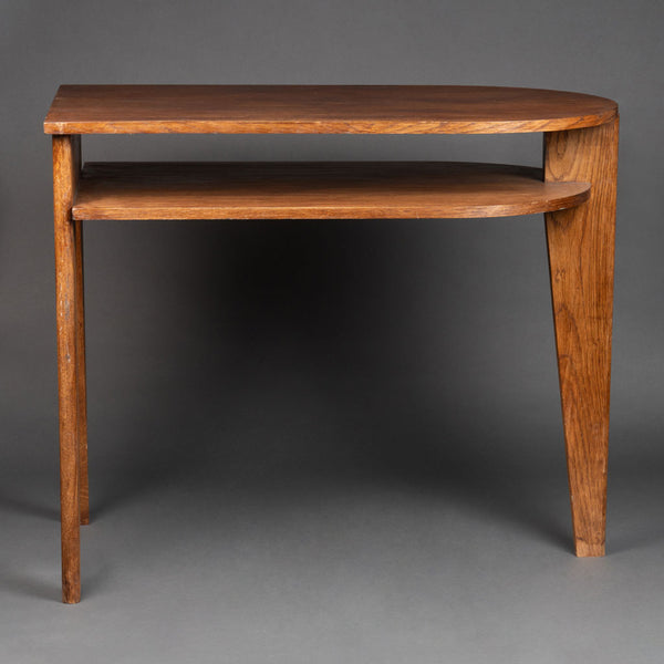 Jacques ADNET (1900-1984) Modernist Oak Desk circa 1955