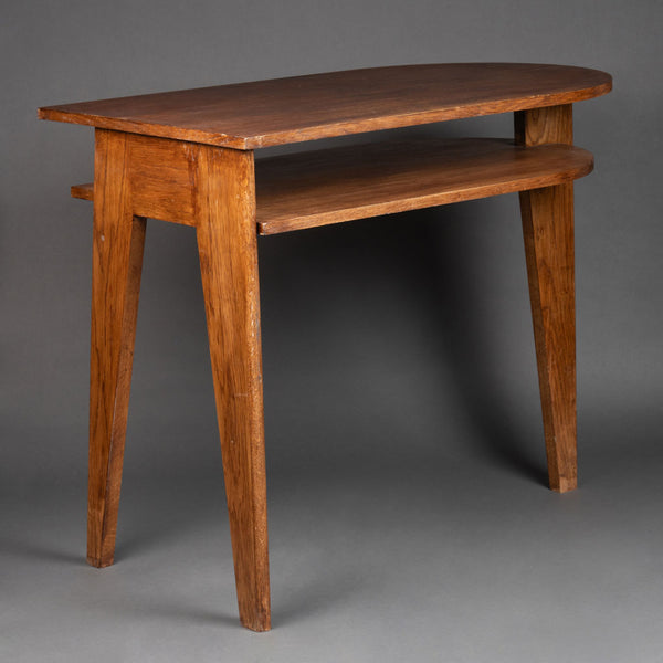 Jacques ADNET (1900-1984) Modernist Oak Desk circa 1955