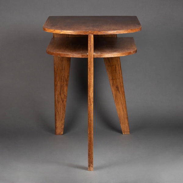 Jacques ADNET (1900-1984) Modernist Oak Desk circa 1955